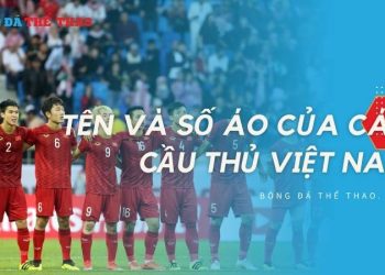Danh sách tên và số áo của các cầu thủ Việt Nam vừa được cập nhật!